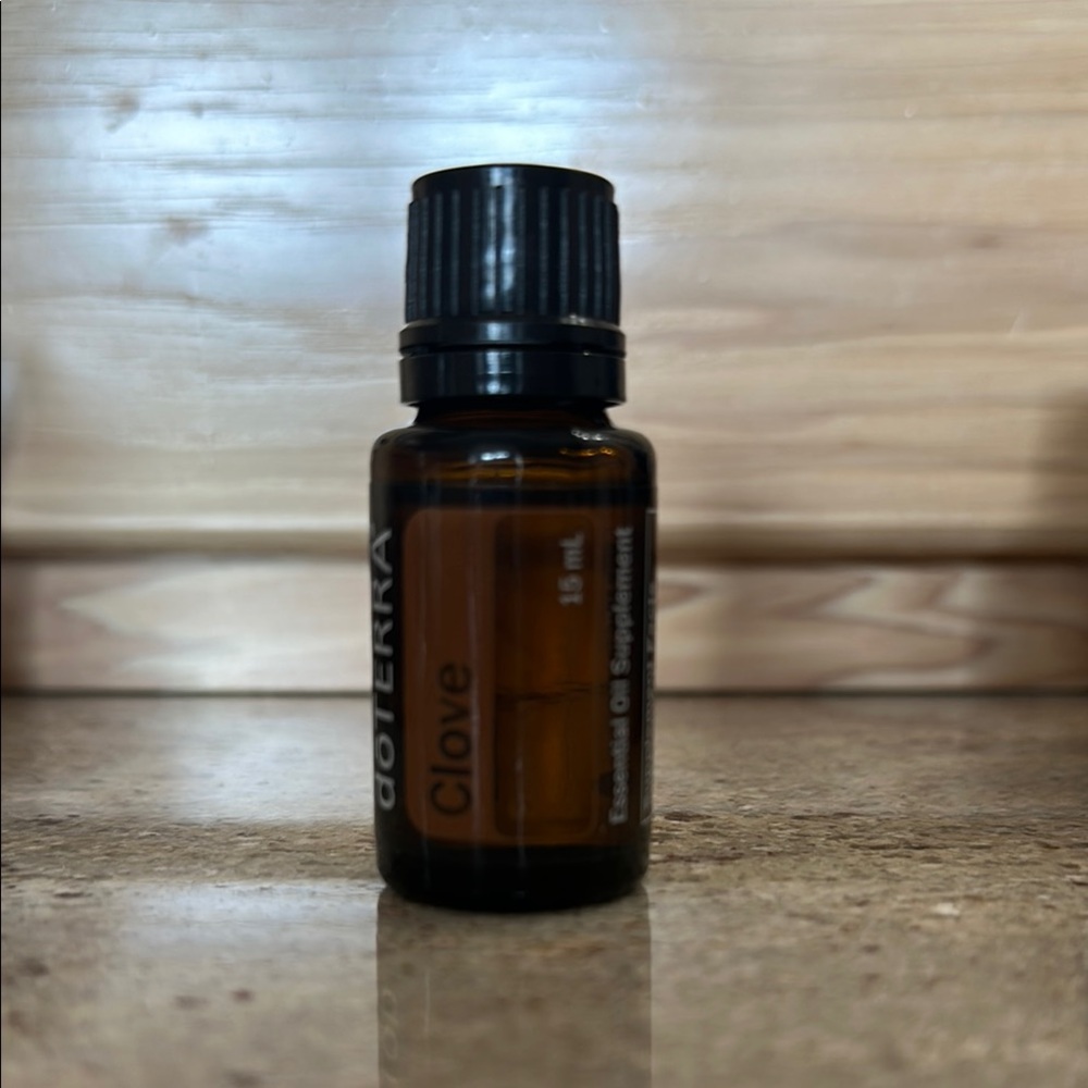 Doterra Clove Essential Oil - Rich Brown Bottle